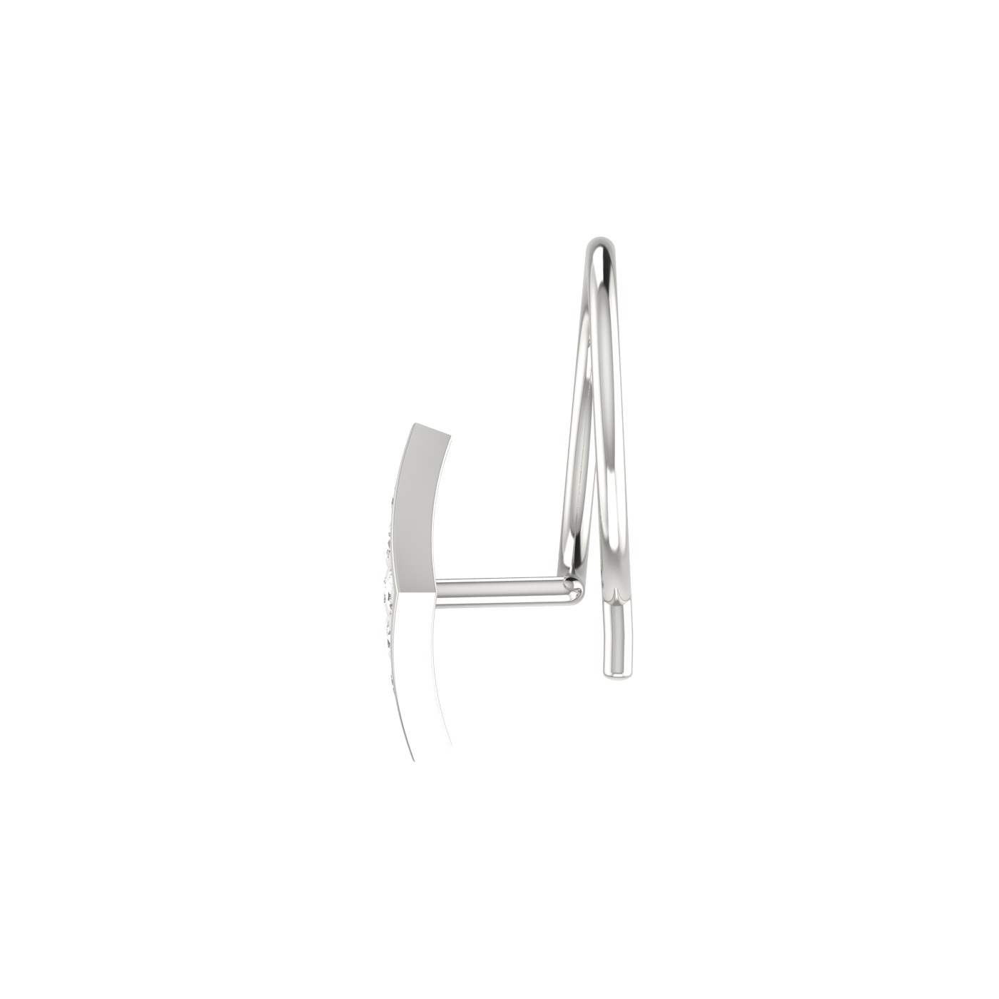 0.06 Carat Natural Diamond Nose Pin - HI Color, VS-SI Clarity.